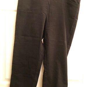 Terra Sky 14W P Black Pull On Pants - Gently Worn - 2 pair